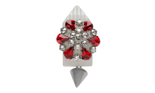 Rhinestone Cufflinks "Silver / Red" SM1VM0006P6479980