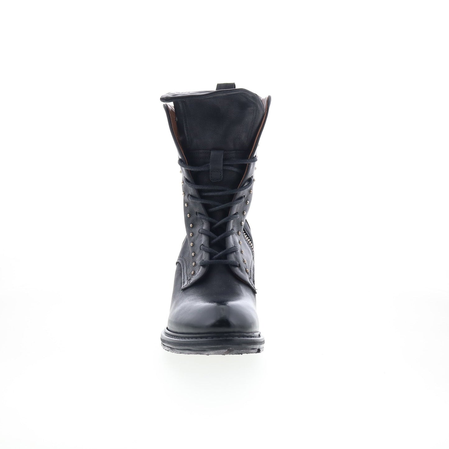 Carlton A22214-101-6002 Womens Black Leather Casual Dress Boots