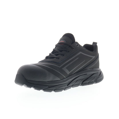 Avenger K4 Aluminum Toe Electrical Hazard SR Mens Black Wide Work Shoes