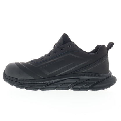 Avenger K4 Aluminum Toe Electrical Hazard SR Mens Black Wide Work Shoes