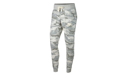 Gym Vintage Camo Print Pants WMNS "Grey / White" AO9178 019