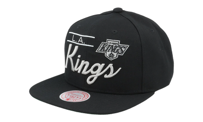 NHL Retro Lock Up Snapback Cap "Los Angeles Kings - Black" 6HSSLD21213 LAKBLCK