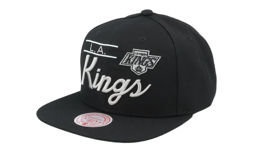 NHL Retro Lock Up Snapback Cap "Los Angeles Kings - Black" 6HSSLD21213 LAKBLCK