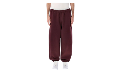 Solo Swoosh Cuffed Fleece Pants "Burgundy Crush" HV1088 652