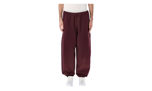 Solo Swoosh Cuffed Fleece Pants "Burgundy Crush" HV1088 652