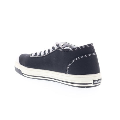 Avenger Blade 6 Eye Aluminum Toe A320 Mens Black Wide Work & Safety Shoes