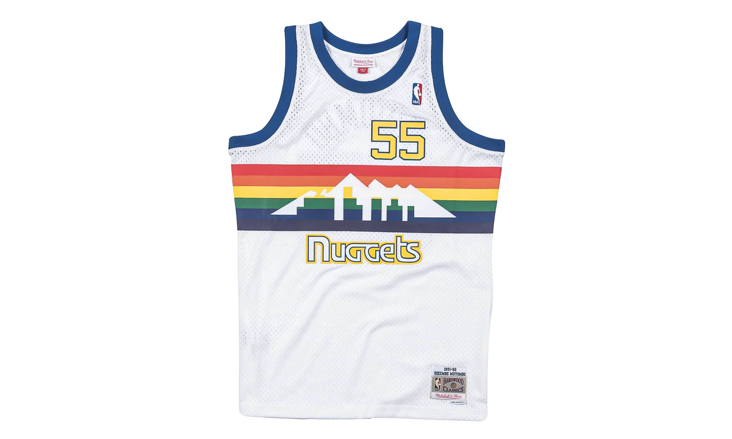 Denver Nuggets Dikembe Mutombo Swingman Jersey "1991 - 92 Home" 75E845E4
