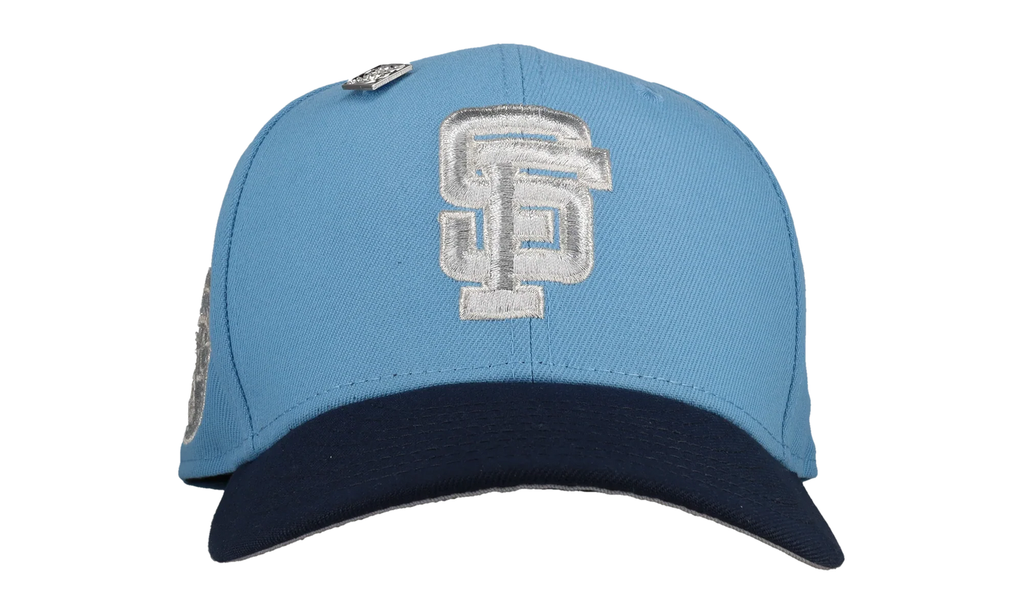 59FIFTY San Francisco Giants 1984 ASG Fitted Hat "Sky / Navy Metallic" 123451299951