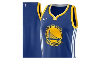NBA GS Warriors Icon Swingman Jersey WMNS "Rush Blue" 904180 495