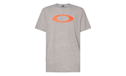 O-Bold Ellipse T-Shirt "New Granite / Neon Orange" 457132 9V5