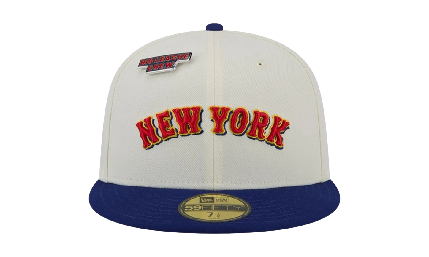 59FIFTY New York Mets Big League Chew Original Fitted Hat "White / Blue" NE491