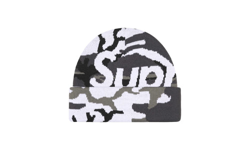 Camo Big Logo Beanie "FW25 - Snow Camo" SU26859