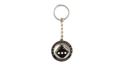 SPINNING DICE KEYCHAIN "Silver" STUS331