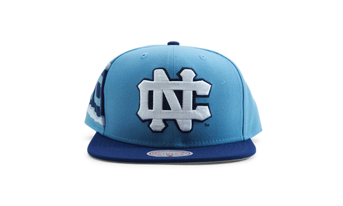 NCAA Jumbotron Snapback Cap "North Carolina Tar Heels - Navy / Light Blue" HHSS3466 UNCYYPPPNYLB