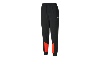 Iconic MCS Track Pants "Puma Black / Lava Blast" 596445 51