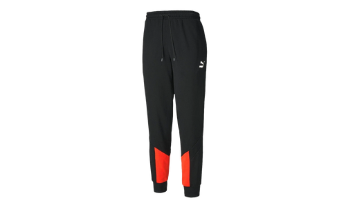 Iconic MCS Track Pants "Puma Black / Lava Blast" 596445 51