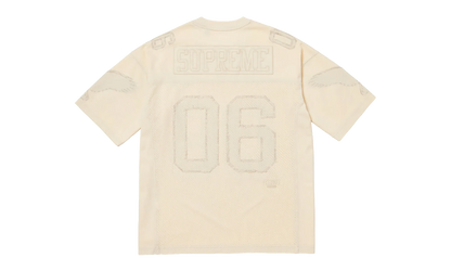MM6 Maison Margiela Cotton Football Jersey "SS26 - Beige" SU27177