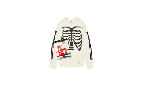 Hanes® Bones Thermal Crew (1 Pack) "FW24 White" SU740