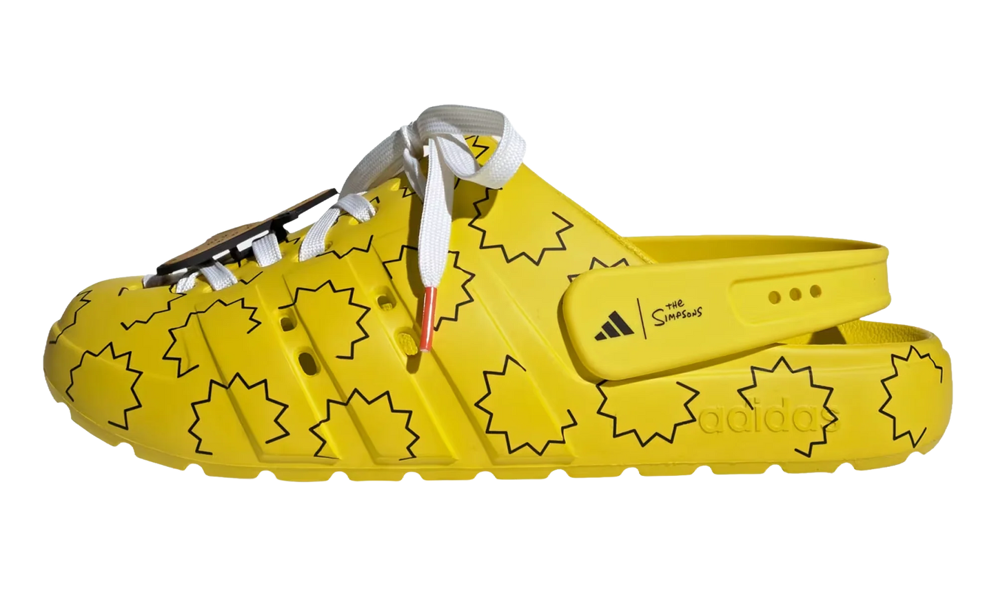 Adilette Clog "The Simpsons Yellow Black" HQ2580