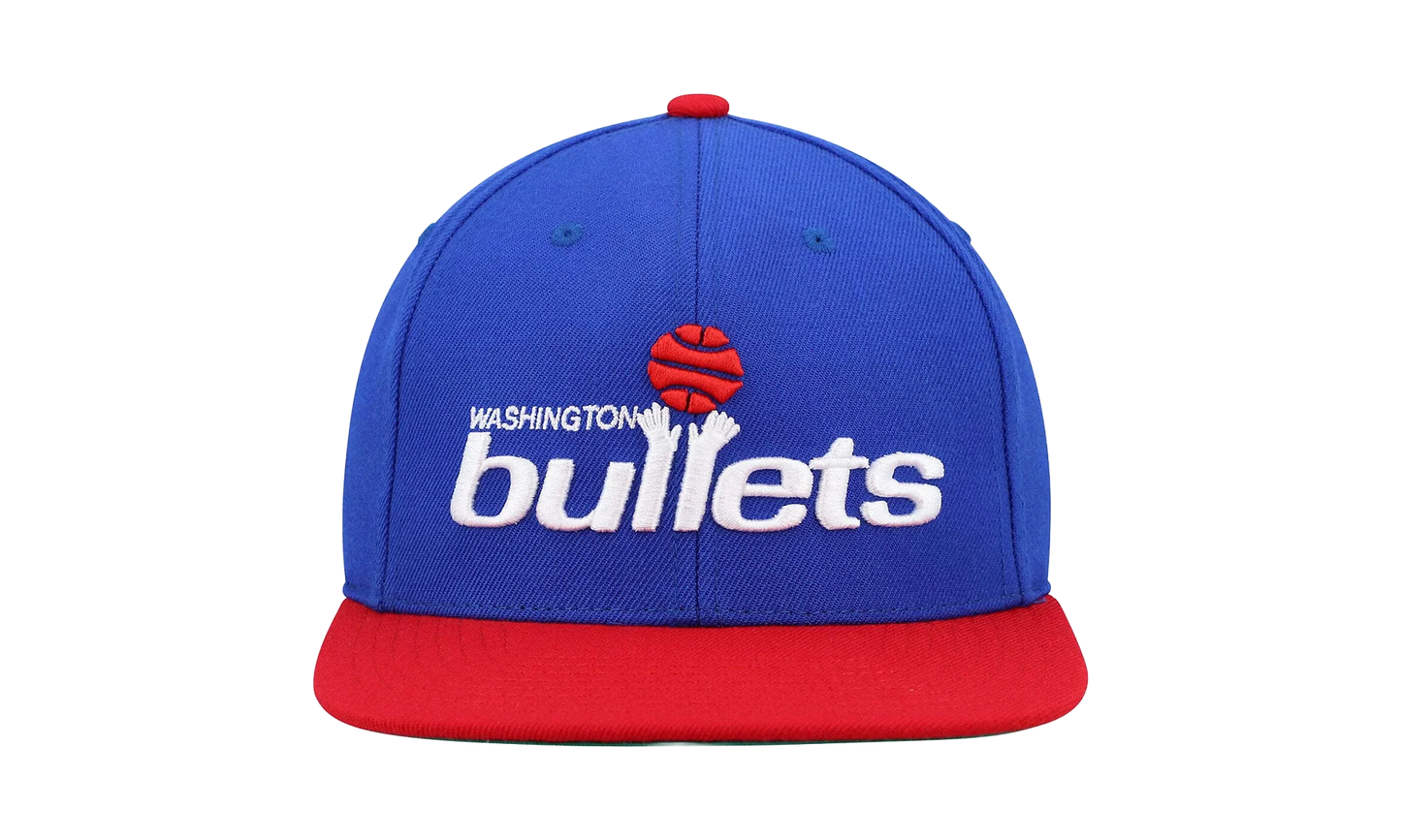 NBA Hardwood Classics Team 2 Tone 2.0 Snapback Cap "Washington Bullets - Royal / Red" HHSS3267 WBUYYPPPRYRD
