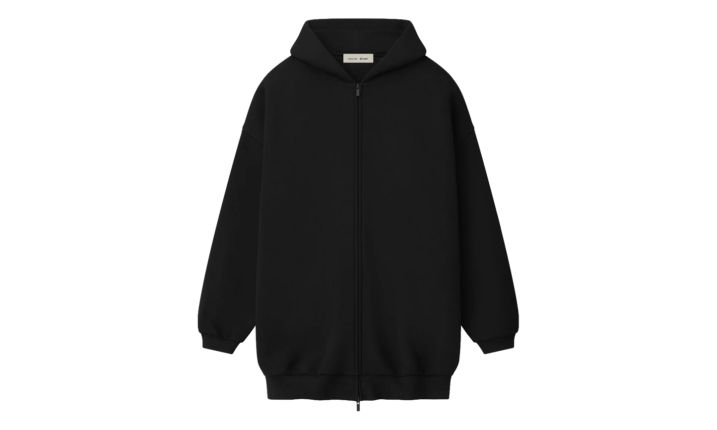 Property Lounge Long Zip Hoodie "Black" 192SP266931F