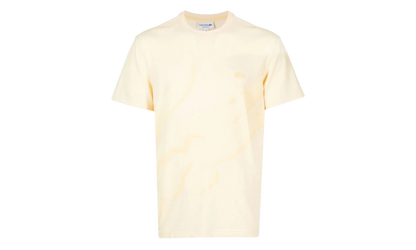 Crocodile Print Organic Cotton T-Shirt "Yellow" TH2604 HBZ