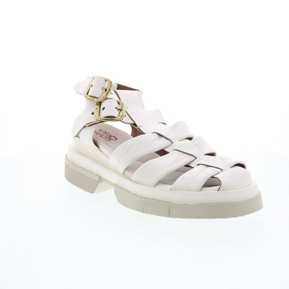 Colter A68002-301 Womens Beige Leather Gladiator Sandals Shoes
