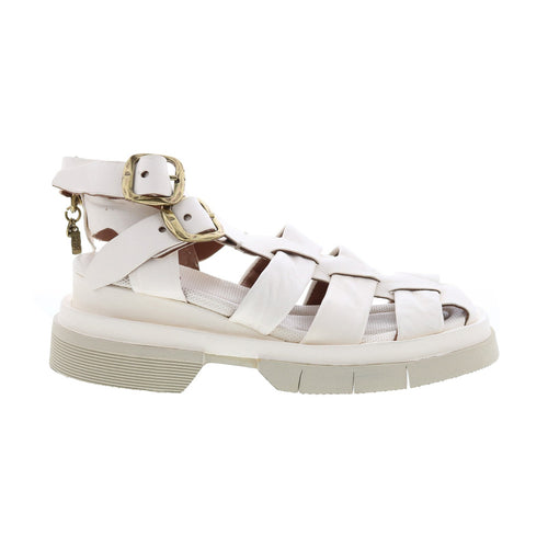 Colter A68002-301 Womens Beige Leather Gladiator Sandals Shoes