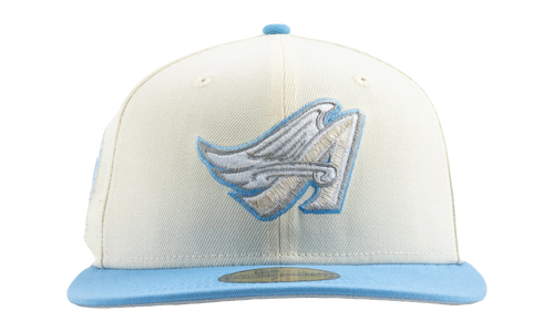 59FIFTY Los Angeles Angels 50th Anniversary Fitted Hat "Cream / Icy Blue / Grey" NE499