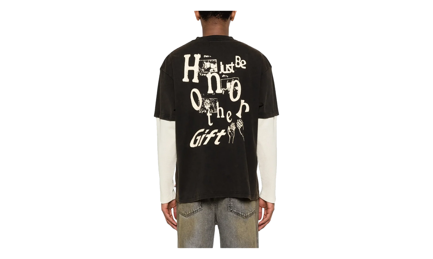Just Be Long-Sleeve Tee "Black" HTG260198 BLK