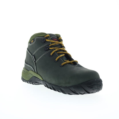 Avenger Trek Alloy Toe Electrical Hazard Waterproof Mens Green Work Boots