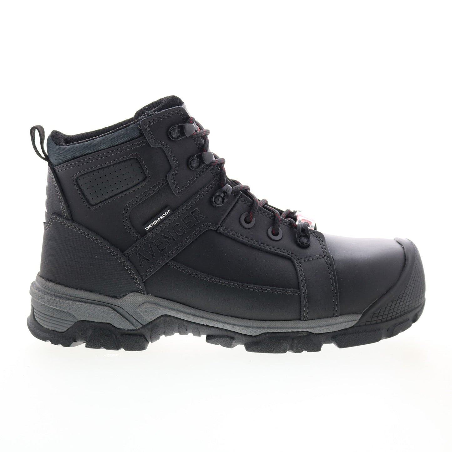 Avenger Ripsaw Carbon Toe Waterproof Mens Black Wide Work & Safety Boots