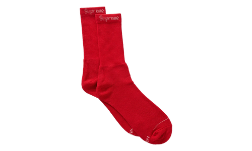 Hanes Crew Socks "Red" SU26997