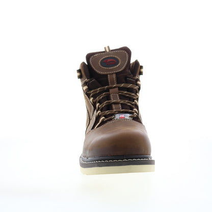 Avenger Wedge Soft Toe Electric Hazard PR Waterproof 6" Mens Brown Work Boots