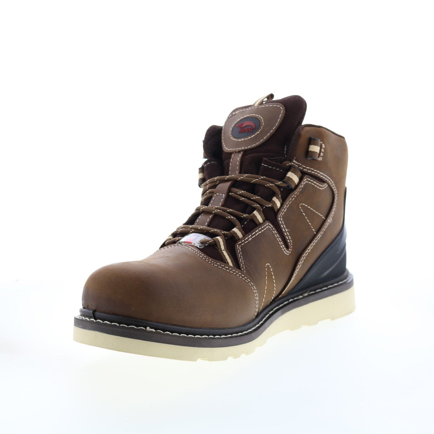 Avenger Wedge Soft Toe Electric Hazard PR Waterproof 6" Mens Brown Work Boots
