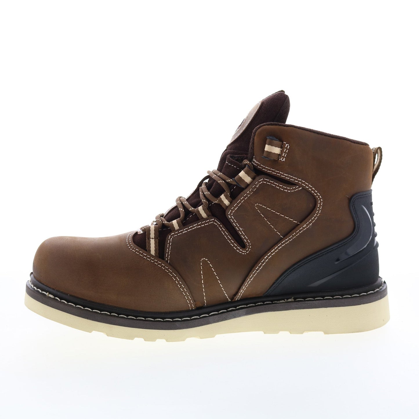 Avenger Wedge Soft Toe Electric Hazard PR Waterproof 6" Mens Brown Work Boots
