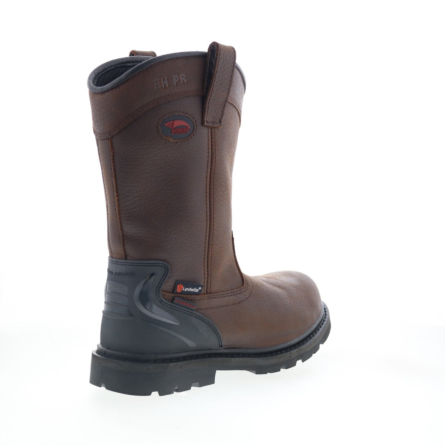 Avenger Hammer Soft Toe A7676 Mens Brown Leather Work & Safety Boots
