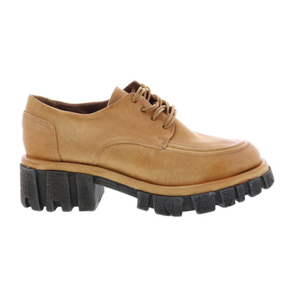 Henrik A82104-101 Womens Brown Leather Oxfords & Lace Ups Casual Shoes