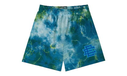 EE Basic Shorts "Tie Dye Blue / Light Green" EE211