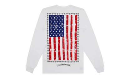 USA Flag Long-Sleeve "White" CHRM0787