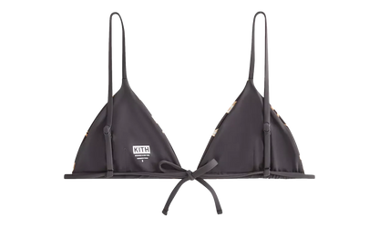Lucia II Iris Floral Triangle Top WMNS "Dark Grey" KITH121