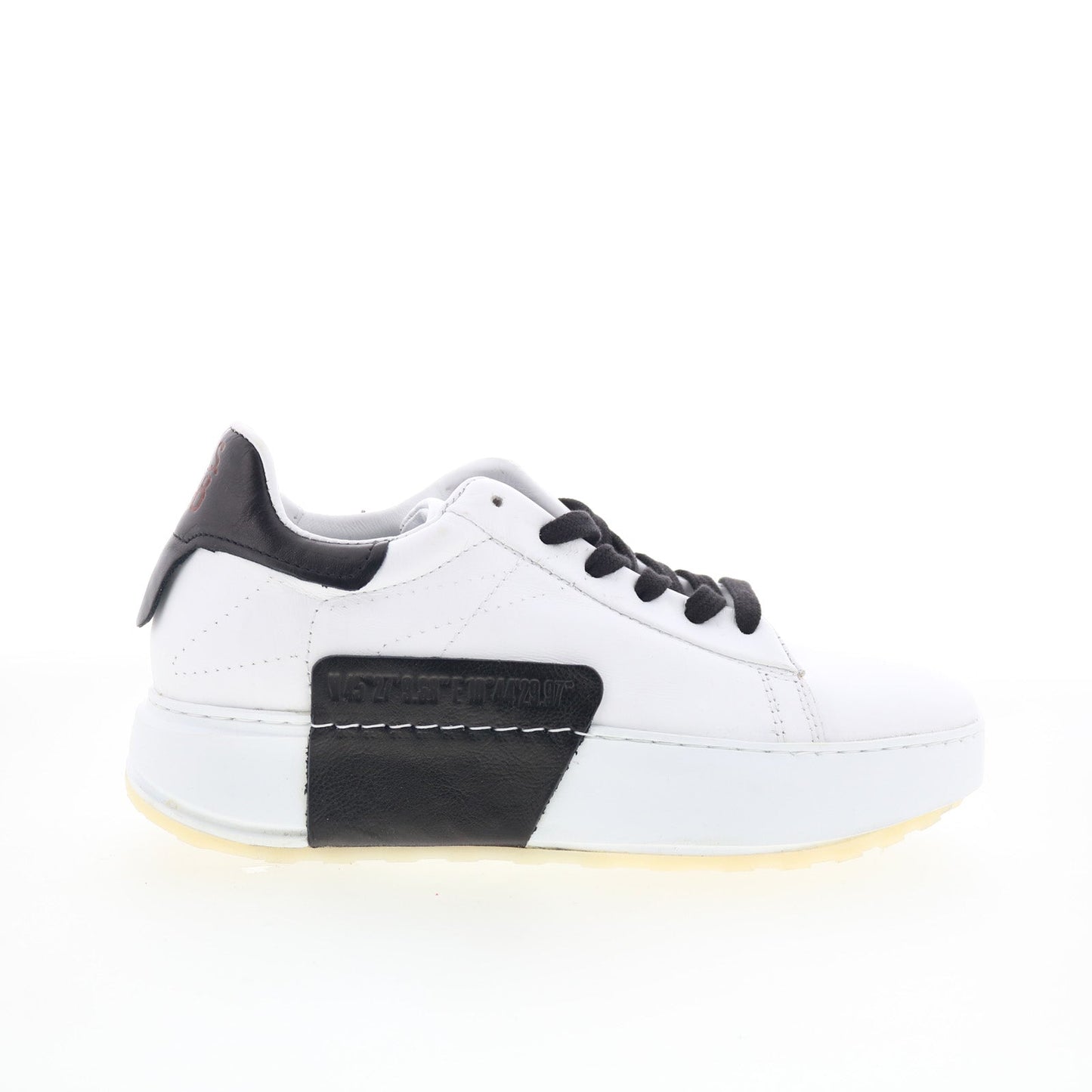 Hannie A87110-103-0002 Womens White Leather Lifestyle Sneakers Shoes
