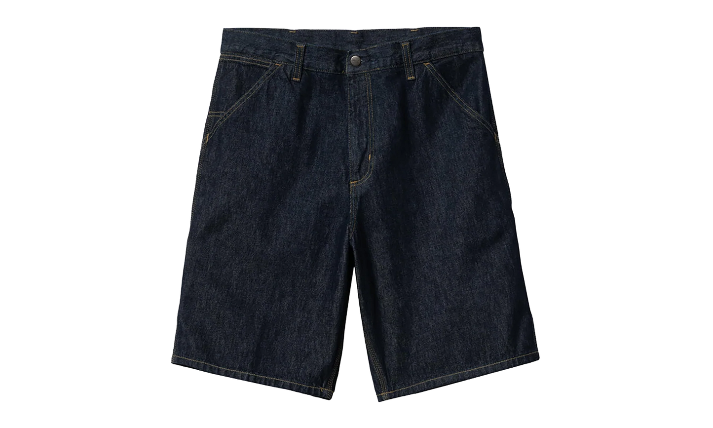 Single Knee Shorts "Denim Blue Rinsed" I032026 01 02