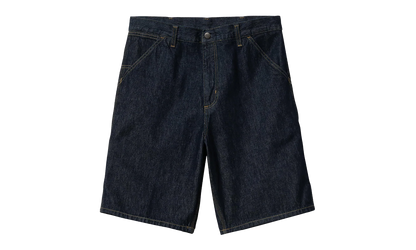 Single Knee Shorts "Denim Blue Rinsed" I032026 01 02