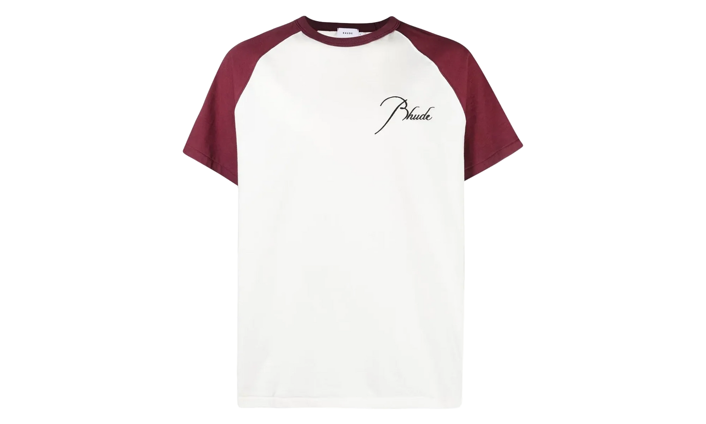Raglan T-Shirt "Bordeaux / White" RHPF22TT08012808