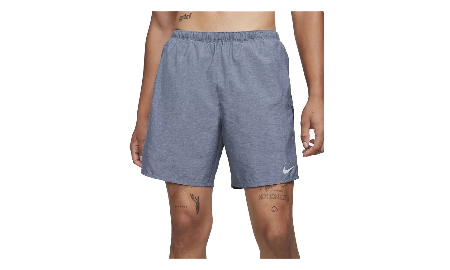Challenger Brief-Lined 7 Running Shorts "Obsidian Heather / Reflective Silver" CZ9066 451