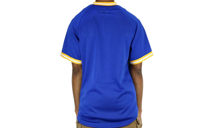 NBA Seasoned Pro Mesh Button Up Jersey "Golden State Warriors - Blue" 418TA3104AGSWIH