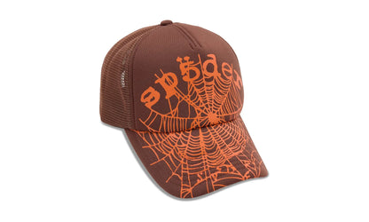 OG Web Trucker Hat "Brown" SP5der252