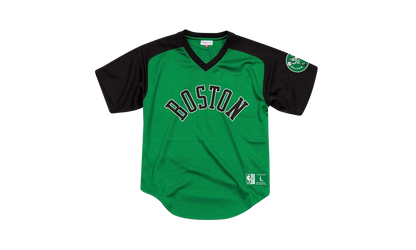 NBA Final Seconds Mesh V-Neck Shirt "Boston Celtics - Green" BA87OQ BCE E JXS