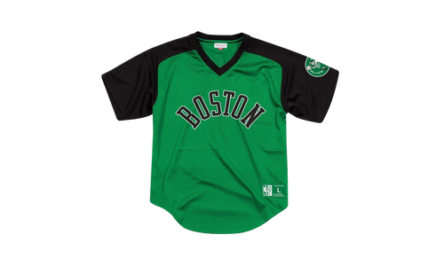 NBA Final Seconds Mesh V-Neck Shirt "Boston Celtics - Green" BA87OQ BCE E JXS